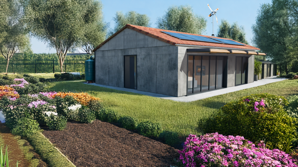 rendu T2 bardage v rock casquette 2 pans tuile