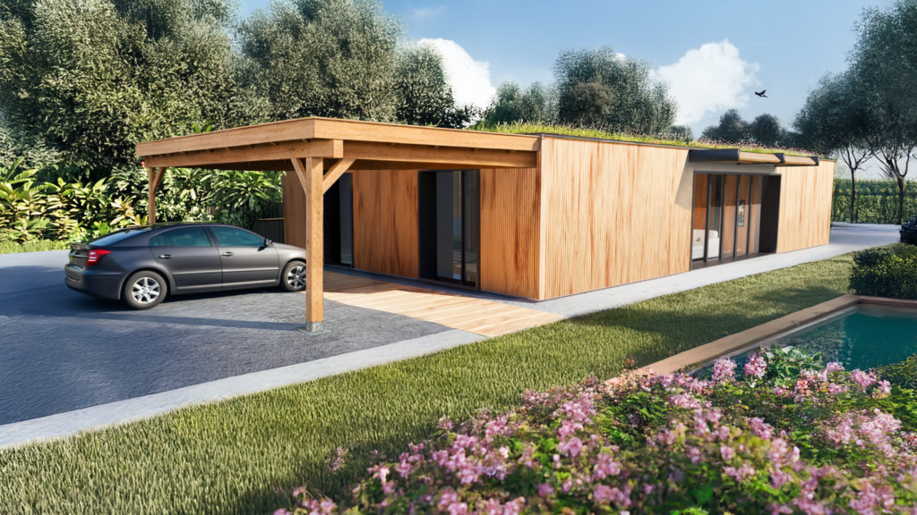 t4 toit plat bardage m‚lŠse garage